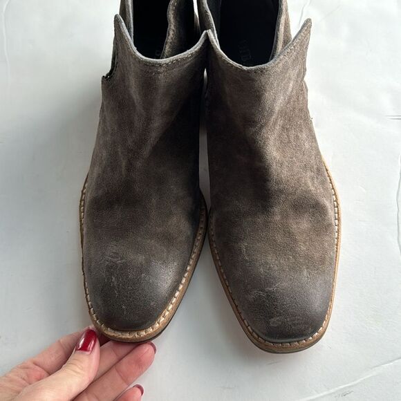 Diba True Women’s Casp Ian Pull On Dark Gray Ankle Boot Size 7.5 Boho Bootie - Picture 4 of 13